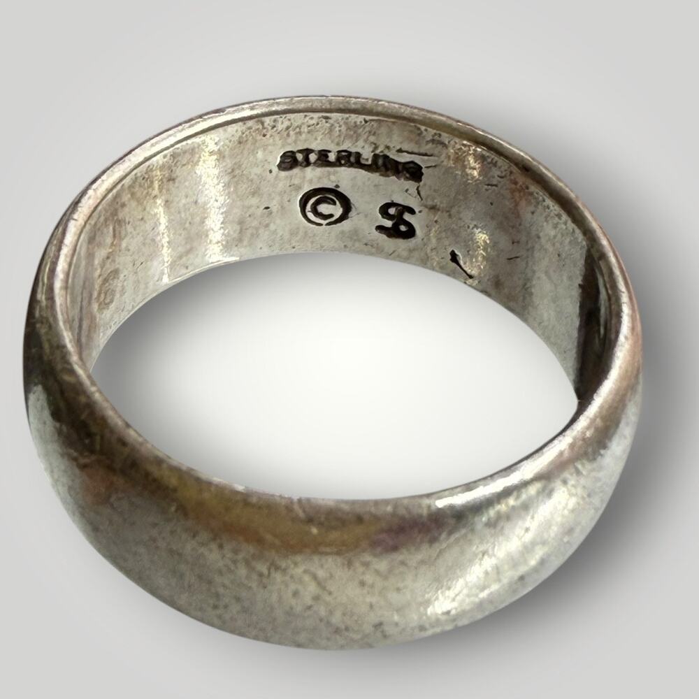 Vintage 925 Sterling Silver “Truth” Ring Size 6 - Picture 2 of 5
